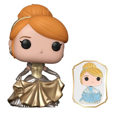 Funko Pop Cinderella 222 (Com Pin) (Gold Ultimate Princess) (Disney) (Special Edition)