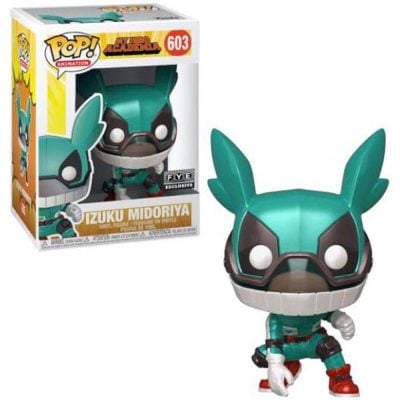 Funko Pop Deku Izuku Midoriya 603 (Metallic) (My Hero Academia) (Animation) (Fye Exclusive) #1