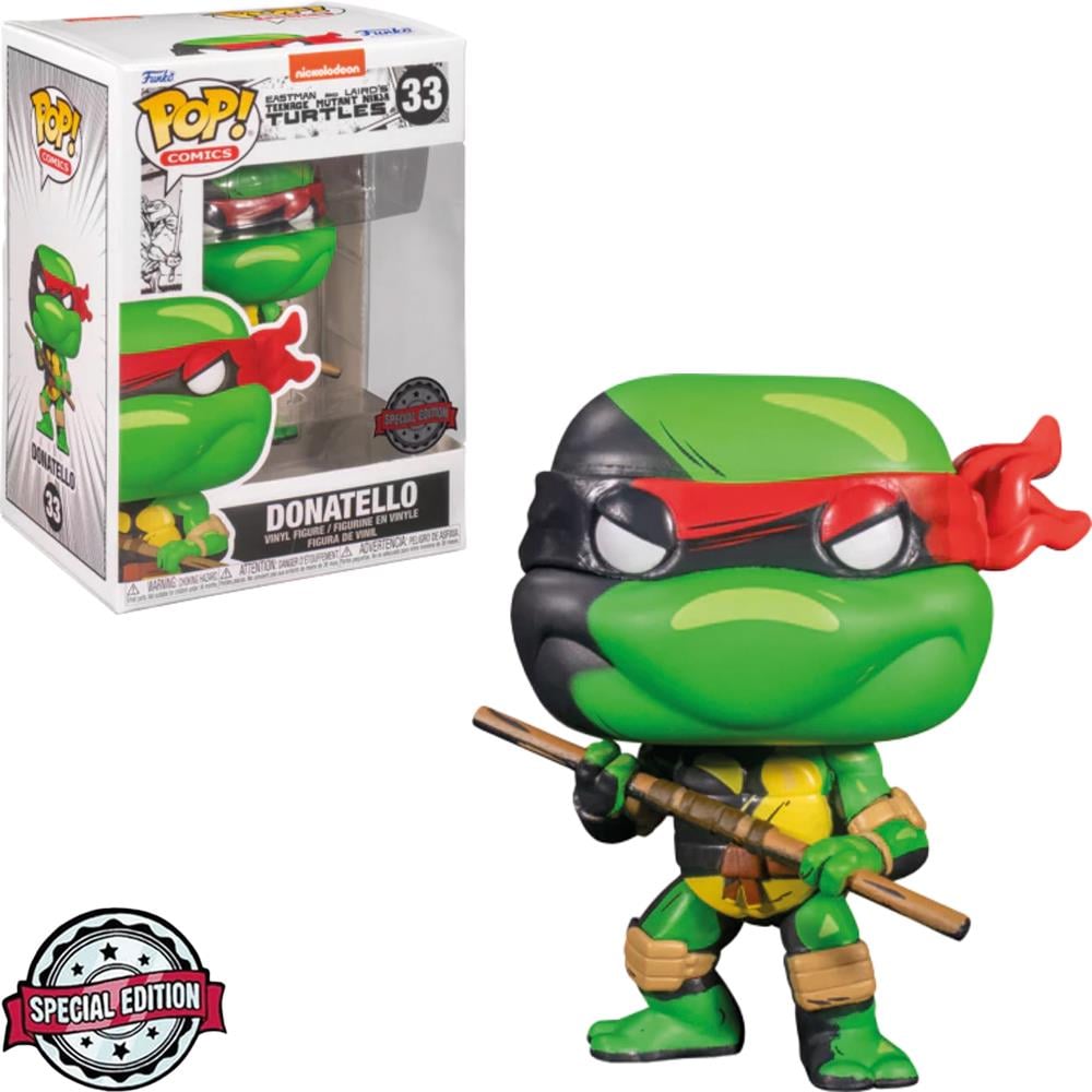 Boneco As Tartarugas Ninja Donatello 33 Funko Pop Comics