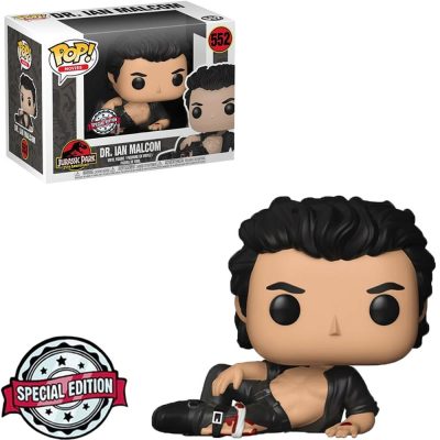 Funko Pop Dr. Ian Malcolm 552 (Wounded) (Jurassic Park) (Movies) (Special Edition)