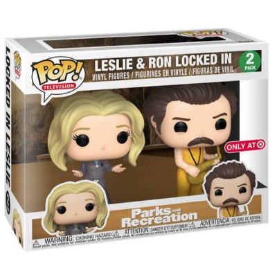 Funko Pop Leslie & Ron Locked In (2-Pack) (Parks And Recreation) (Television) (Only At Target)