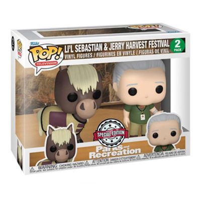 Funko Pop Lil Sebastian & Jerry Harvest Festival (2 Pack) (Parks And Recreation) (Television) (Special Edition)
