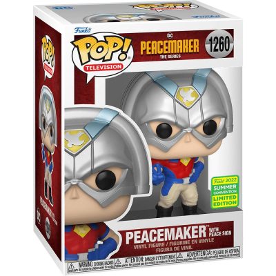 Funko Pop Peacemaker W/Peace Sign 1260 (Pacificador) (Television) (Dc Heroes) (Summer Convention 2022)