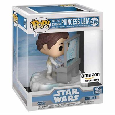 Funko Pop Princess Leia 376 (Deluxe) (Star Wars 40Th The Empire Strikes Back)