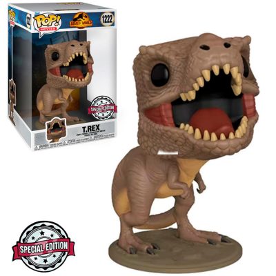 Funko Pop T.Rex 1222 (Tiranossauro 25Cm) (Super Sized) (Jurassic World Dominion) (Movies) (Special Edition)