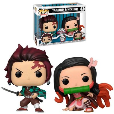 Funko Pop Tanjiro & Nezuko (2 Pack) (Demon Slayer) (Animation) (Special Edition)