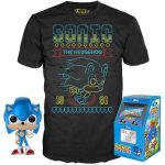Funko Tees Box Sonic The Hedgehog (Pop 283 Metallic + Camiseta M)