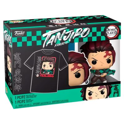 Funko Tees Demon Slayer (Pop Tanjiro Kamado 867 + Camiseta M) (Special Edition)