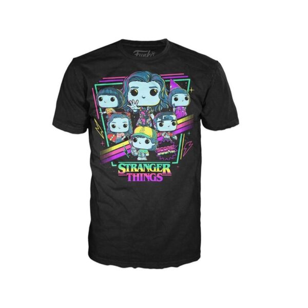 Funko Tees Stranger Things Arcade Box (Camiseta Blacklight 2Xl)