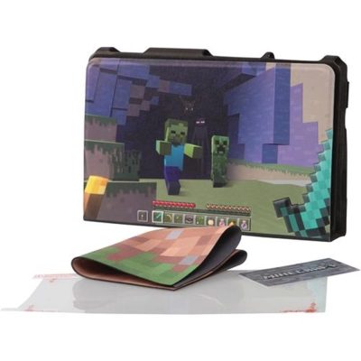 Hybrid Cover + Protetor De Tela - Hybrid Cover Minecraft Para Nintendo Switch - Powera