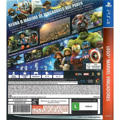 Lego Marvel Vingadores Playstation Hits Ps4