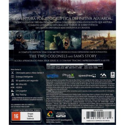 Metro Exodus Complete Edition Xbox One