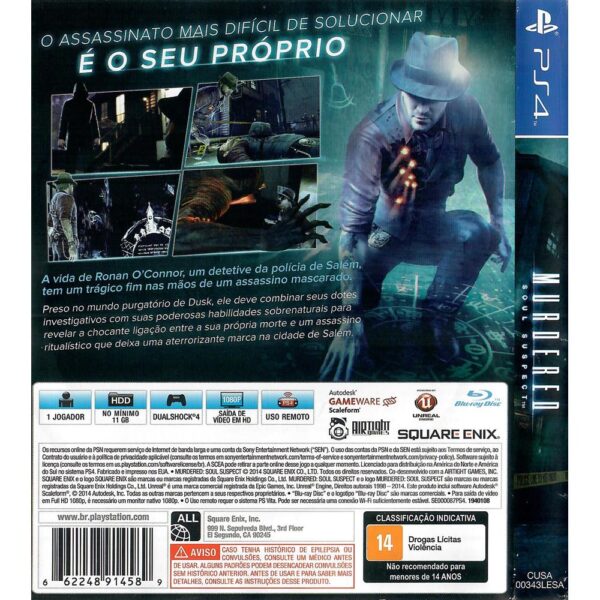Murdered Soul Suspect Ps4 #1