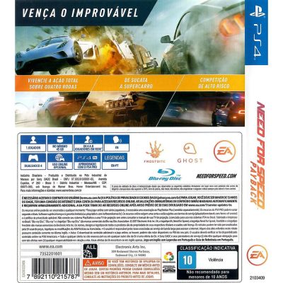 Need For Speed Payback Ps4 #3