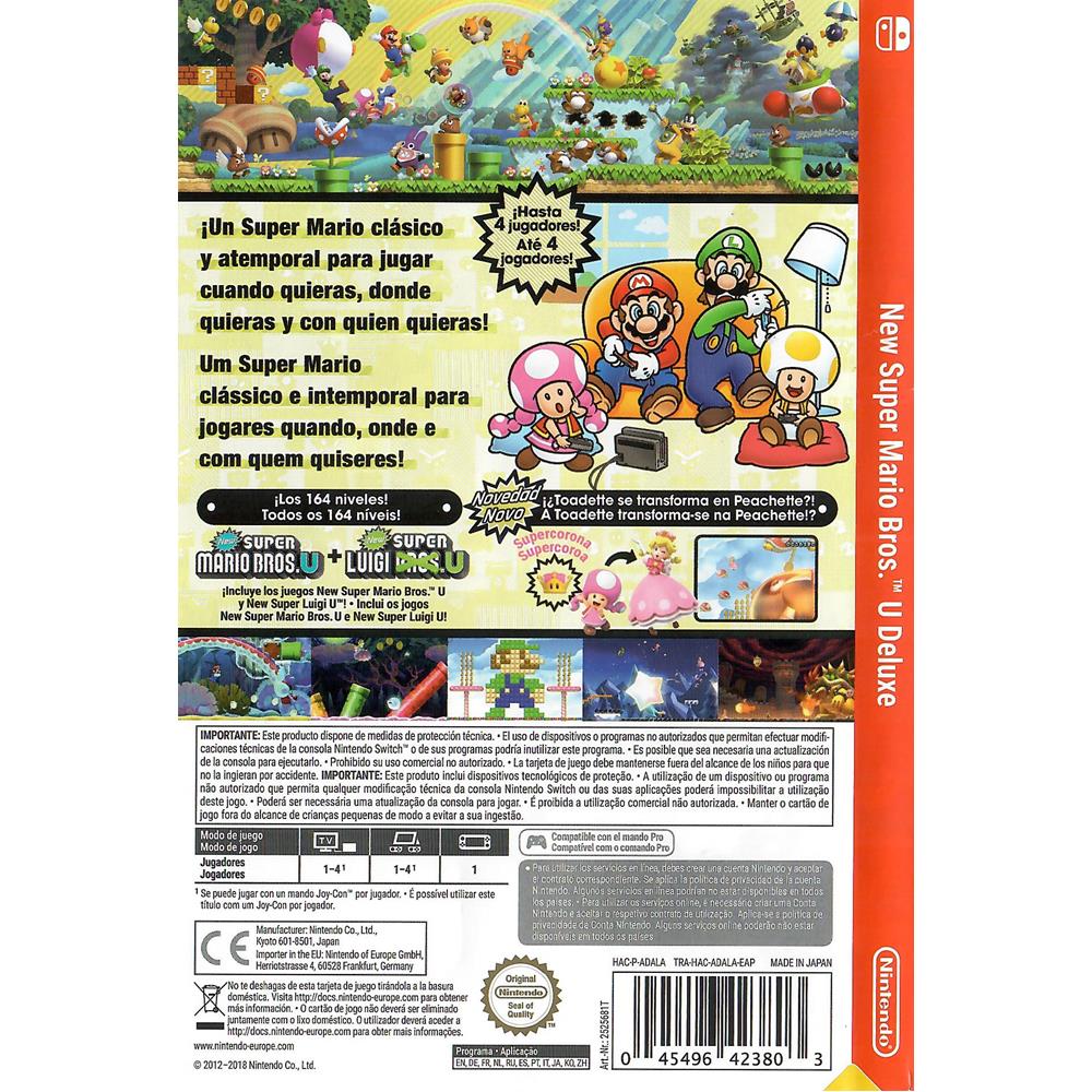 New Super Mario Bros.U Deluxe Nintendo Switch (Seminovo) (Jogo Mídia  Física) - Arena Games - Loja Geek