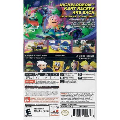 Nickelodeon Kart Racers 2 Grand Prix Nintendo Switch