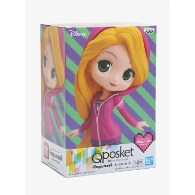 Q Posket Princesa Rapunzel (Avatar Syle) (Wifi Ralph: Quebrando A Internet) – Bandai Banpresto