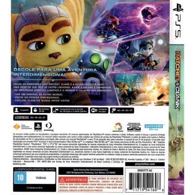Ratchet E Clank Em Uma Outra Dimensão Ps5
