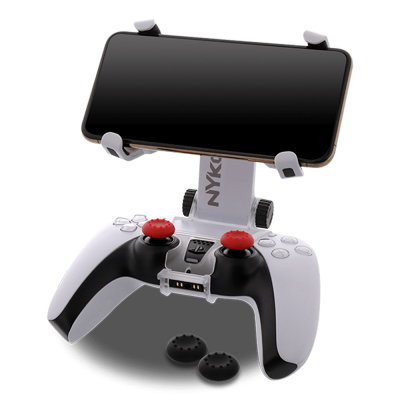 Smart Clip Plus Nyko Para Controle Ps5 - Suporte Celular + 4 Joystick Caps