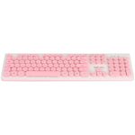 Teclado Multimidia Usb Dynamic Circle Abnt2 Teclas Redondas Cabo Usb 1.8M Rosa – Dc120r Teclado Multimidia Usb Dynamic Circle Abnt2 Teclas Redondas Cabo Usb 1.8M Rosa - Dc120r