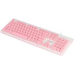 Teclado Multimidia Usb Dynamic Circle Abnt2 Teclas Redondas Cabo Usb 1.8M Rosa – Dc120r Teclado Multimidia Usb Dynamic Circle Abnt2 Teclas Redondas Cabo Usb 1.8M Rosa - Dc120r