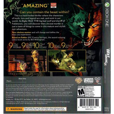 The Wolf Among Us Xbox One