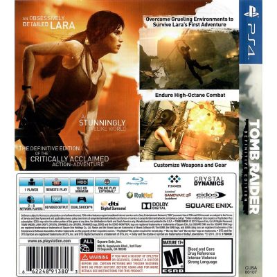 Tomb Raider Definitive Edition Ps4