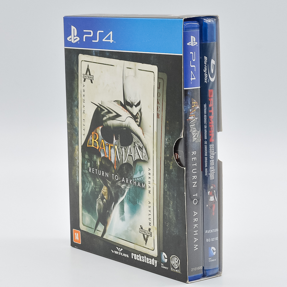 Batman Return To Arkham PS4 + Filme (Seminovo) (Jogo Mídia Física) - Arena  Games - Loja Geek