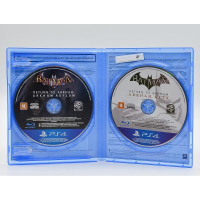 Batman Return To Arkham Ps4 + Filme (Seminovo) (Jogo MÃdia FÃsica)