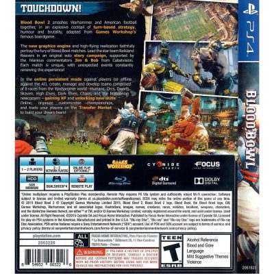 Blood Bowl Ii Ps4