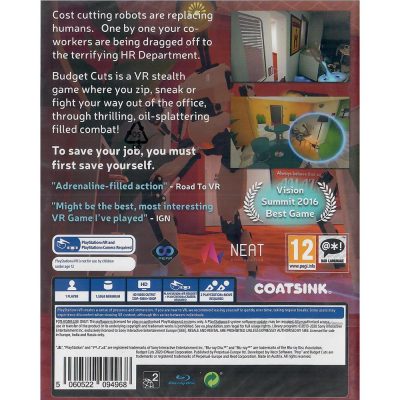 Budget Cuts Ps4 (Requer Psvr)
