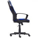 Cadeira Gamer Mad Racer Sti Master Preto Com Azul - Madstimsaz