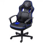 Cadeira Gamer Mad Racer Sti Master Preto Com Azul - Madstimsaz