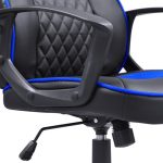 Cadeira Gamer Mad Racer Sti Master Preto Com Azul - Madstimsaz