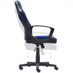 Cadeira Gamer Mad Racer Sti Master Preto Com Azul - Madstimsaz