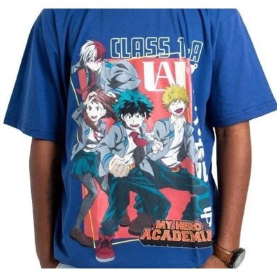 Camiseta Infantil My Hero Academia (Tam 12)
