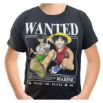 Camiseta Infantil One Piece Wanted (Tam 08) Camiseta Infantil One Piece Wanted (Tam 08)
