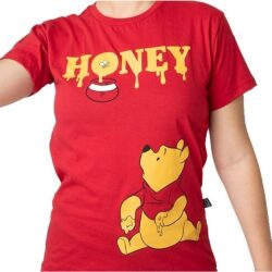 Camiseta Infantil Ursinho Pooh Honey (Tam 08)
