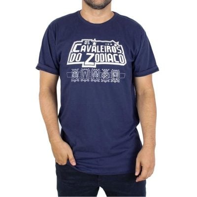 Camiseta Unissex Cavaleiros Do Zodiaco Logo (Tam G)