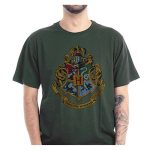 Camiseta Unissex Harry Potter Logo Casas (Tam M) Camiseta Unissex Harry Potter Logo Casas (Tam M)