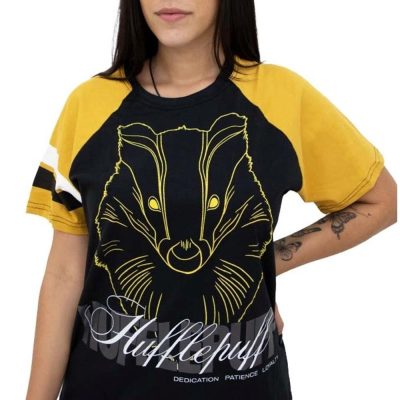 Camiseta Unissex Harry Potter Lufa-Lufa (Tam M)