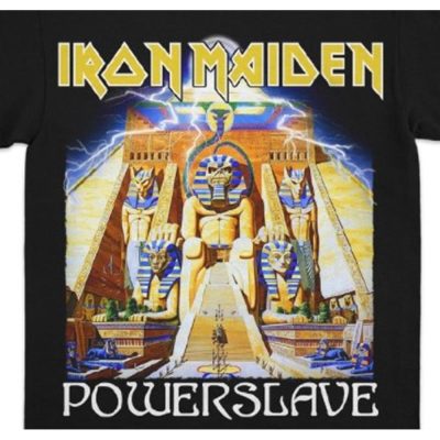 Camiseta Unissex Iron Maiden Power Slave (Tam M)
