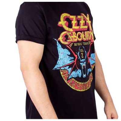 Camiseta Unissex Ozzy No More Tours (Tam G)
