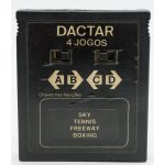 Cartucho 4 Em 1 Atari 2600 (Jogos Sky, Tennis, Freeway E Boxing) (Dactar)