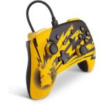 Controle Com Fio Nintendo Switch – Lightning Pikachu – Enhanced Power-A Controle Com Fio Nintendo Switch - Lightning Pikachu - Enhanced Power-A