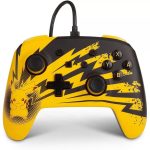 Controle Com Fio Nintendo Switch – Lightning Pikachu – Enhanced Power-A Controle Com Fio Nintendo Switch - Lightning Pikachu - Enhanced Power-A