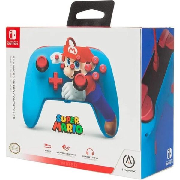 Controle Com Fio Nintendo Switch - Mario Punch - Enhanced Power-A