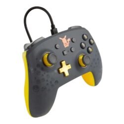 Controle Com Fio Nintendo Switch - Pikachu Gray - Enhanced Power-A