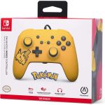 Controle Com Fio Nintendo Switch - Pixel Pikachu - Enhanced Power-A