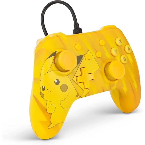 Controle Com Fio - Nintendo Switch - Static Pikachu - Enhanced Power-A